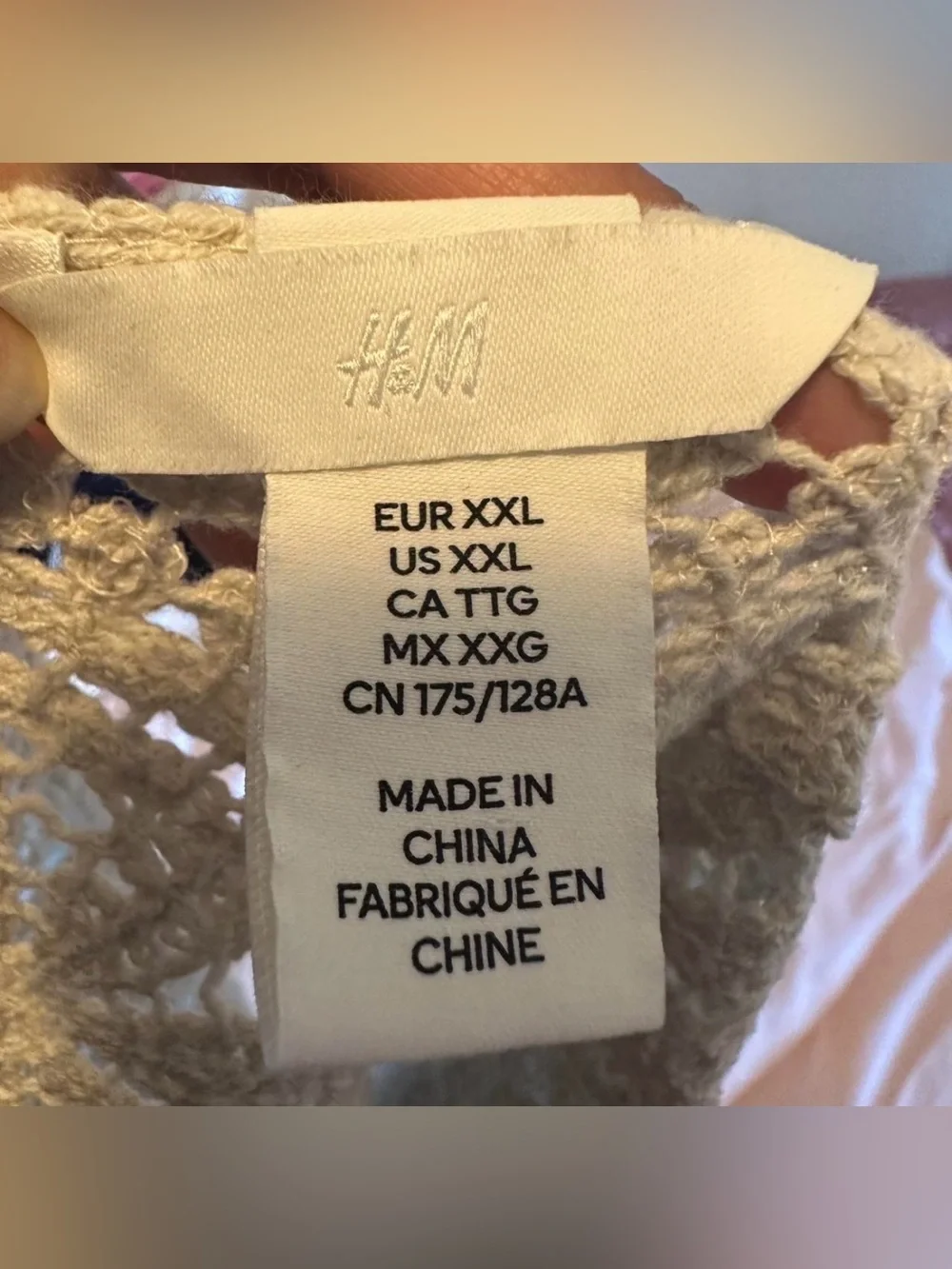 H&M delicate crochet
